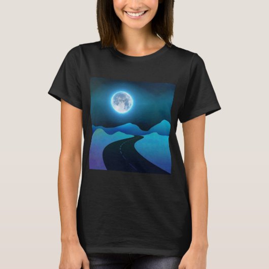 Moon glow t-shirt (Voorkant)