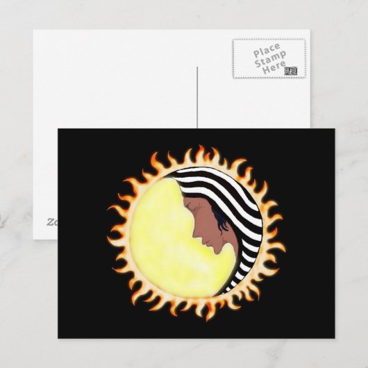 Moon Goddess 2 Briefkaart (Voorkant / Achterkant)