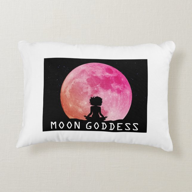 Moon Goddess Accent Pillow Accent Kussen (Achterkant)