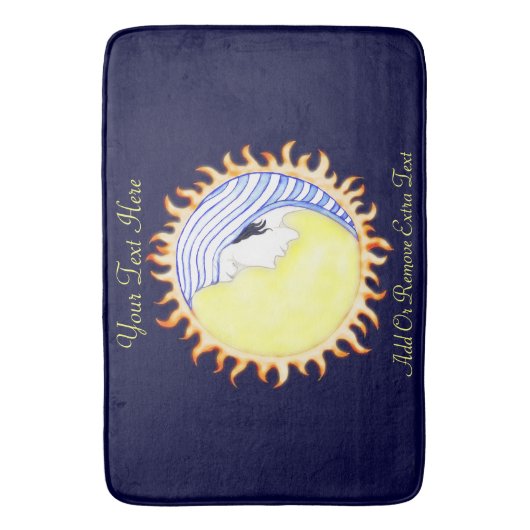 Moon Goddess Badmat (Voorkant Verticaal)