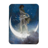 Moon Goddess Bare Scattering Night Stars Magneet (Verticaal)