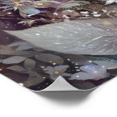 Moon Goddess Black Fantasy Art Black Queen Poster (Hoek)