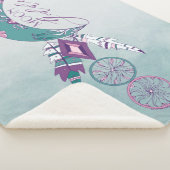 Moon Goddess Blauwgroen Boho Dreamweaver Gypsy Des Sherpa Deken (3/4)