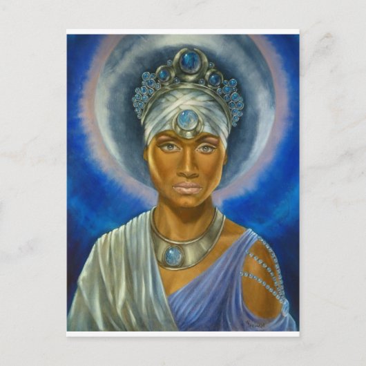 Moon Goddess Briefkaart (Voorkant)
