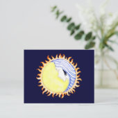 Moon Goddess Briefkaart (Staand voorkant)