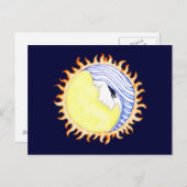 Moon Goddess Briefkaart (Voorkant / Achterkant)