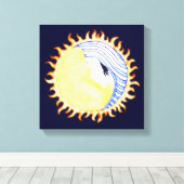 Moon Goddess Canvas Afdruk (Insitu (Houten vloer))