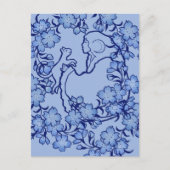 Moon Goddess Cat Witch Blues Briefkaart (Voorkant)