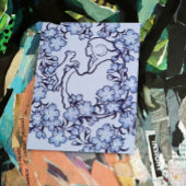 Moon Goddess Cat Witch Blues Briefkaart