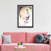 Moon Goddess Chang'e Canvas Afdruk (Insitu (Woonkamer))