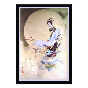 Moon Goddess Chang'e Photo Print Foto Afdruk