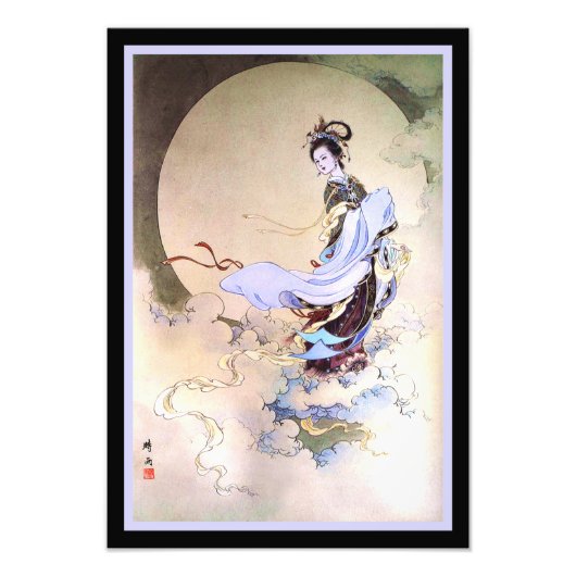 Moon Goddess Chang'e Photo Print Foto Afdruk (Voorkant)