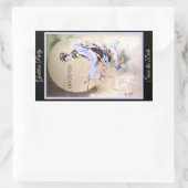 Moon Goddess Chang'e Save-the-Date Sticker (Tas)