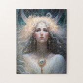 Moon Goddess Fantasy Art Legpuzzel (Verticaal)