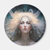 Moon Goddess Fantasy Art Magneet (Voorkant)