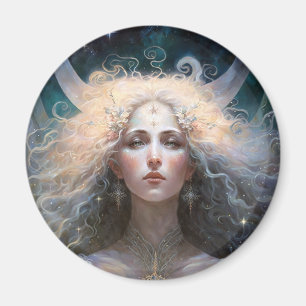 Moon Goddess Fantasy Art Magneet