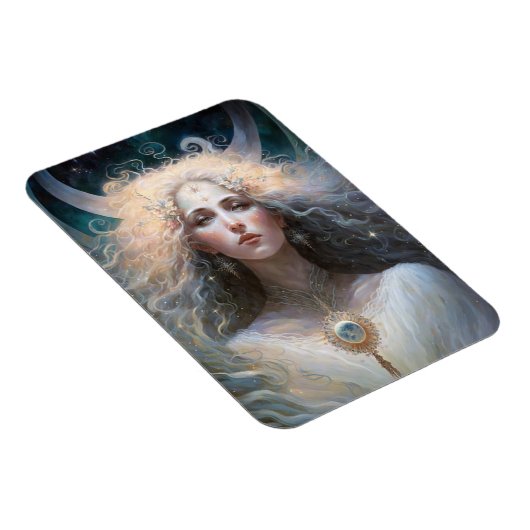 Moon Goddess Fantasy Art Magneet (Rechterzijde)