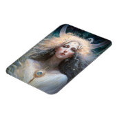 Moon Goddess Fantasy Art Magneet (Linkerzijde)