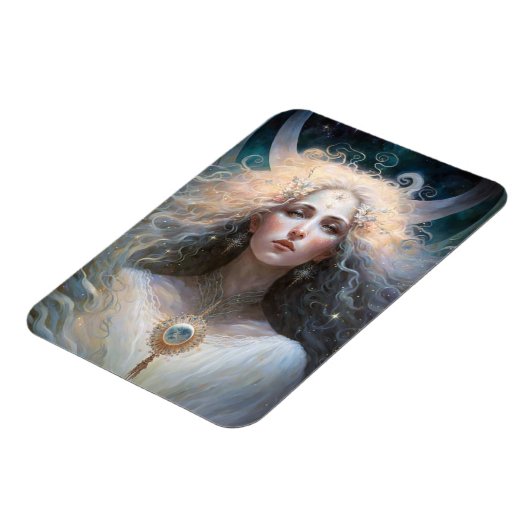 Moon Goddess Fantasy Art Magneet (Linkerzijde)