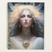 Moon Goddess Fantasy Art Planner (Voorkant)