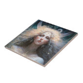 Moon Goddess Fantasy Art Tegeltje (Zijkant)