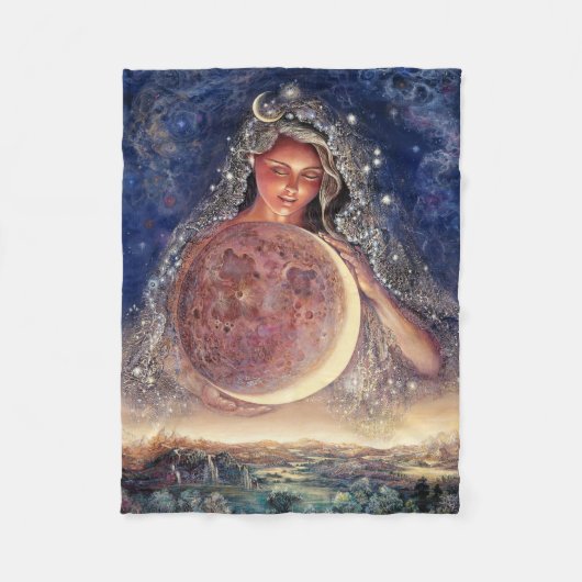 Moon Goddess Fleece Throw (Voorkant)