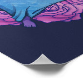 Moon Goddess Magick Crystal MoonChild Art Poster (Hoek)