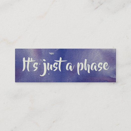 Moon Goddess Mini Visitekaartje (Achterkant)