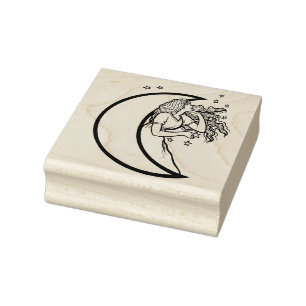 Moon Goddess MoonChild Rubberstempel