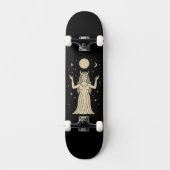Moon Goddess Mystical Magical Persoonlijk Skateboard (Voorkant)