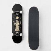 Moon Goddess Mystical Magical Persoonlijk Skateboard (Voorkant)