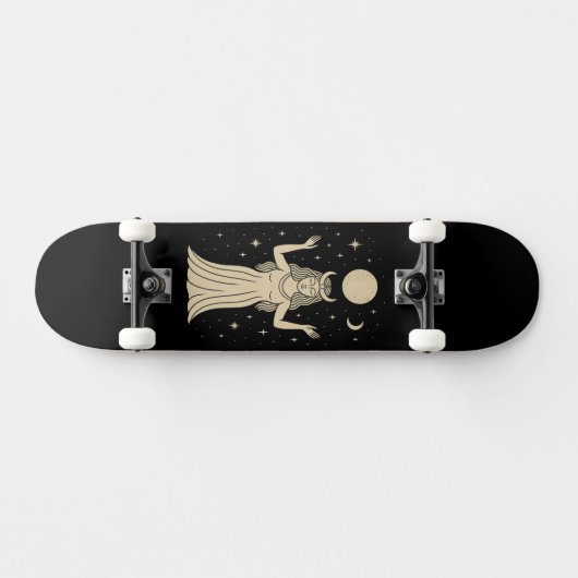 Moon Goddess Mystical Magical Persoonlijk Skateboard (Horizontaal)