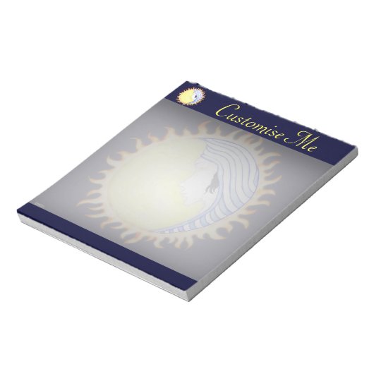 Moon Goddess Notitieblok (Linkerzijde)