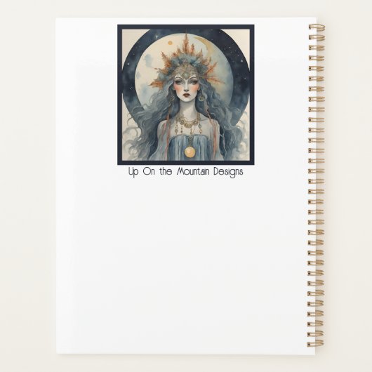 Moon Goddess Planner (Achterkant)