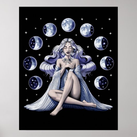 Moon Goddess Poster (Voorkant)