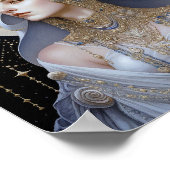 Moon Goddess Queen Fantasy Art Poster (Hoek)