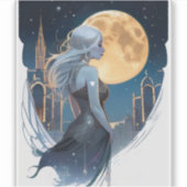 Moon Goddess Sticker (Voorkant)