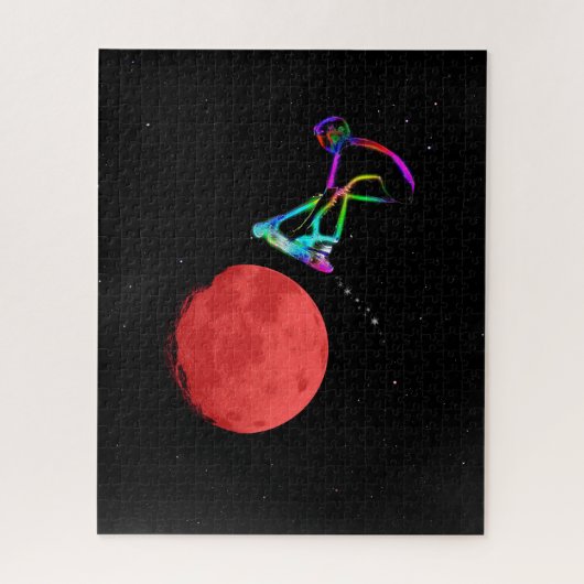 Moon Grabber - Stunt Scooter Rider Legpuzzel (Verticaal)