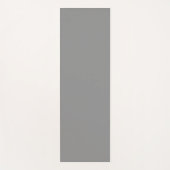 Moon Grey Solid Color Yogamat (Voorkant)