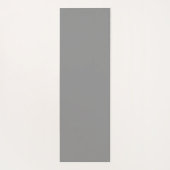 Moon Grey Solid Color Yogamat (Achterkant)