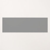 Moon Grey Solid Color Yogamat (Voorkant (horizontaal))