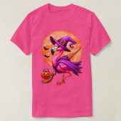 Moon Halloween Flamingo T-shirt (Design voorkant)
