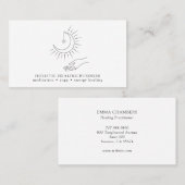 Moon Hand Holistic Healing Visitekaartje (Voorkant / Achterkant)