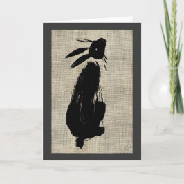 Moon Hare-Wenskaart Kaart