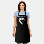 Moon Heart All-Over Print Schort (Gedragen)