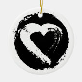 Moon Heart Car Ornament (Voorkant)
