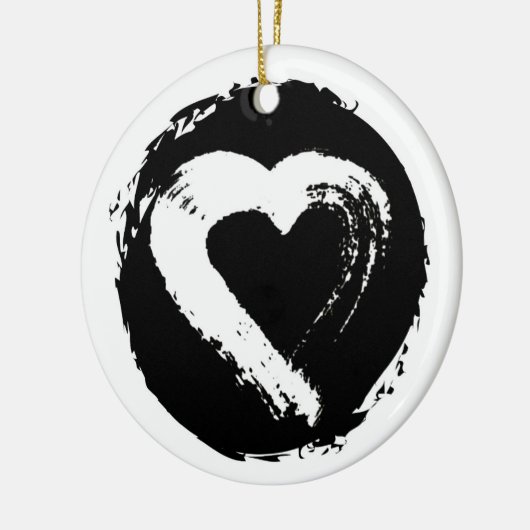 Moon Heart Car Ornament (Links)
