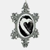 Moon Heart Car Ornament (Links)