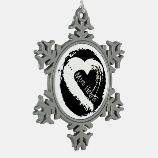 Moon Heart Car Ornament (Links)