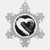 Moon Heart Car Ornament (Voorkant)